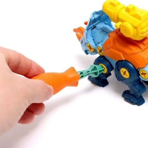 купить Конструктор винтовой UNICON "ДиноМир", трицератопс   9080166