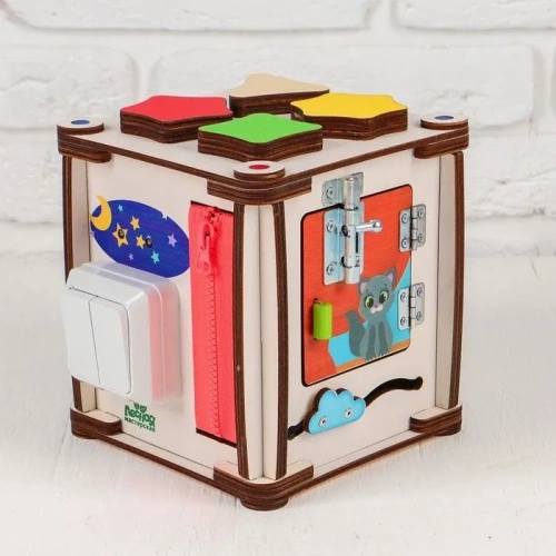 купить Бизикуб "Мир вокруг" со светом   4363557