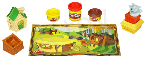купить Play-Doh  Набор Пластилина "Сказка" Три поросенка