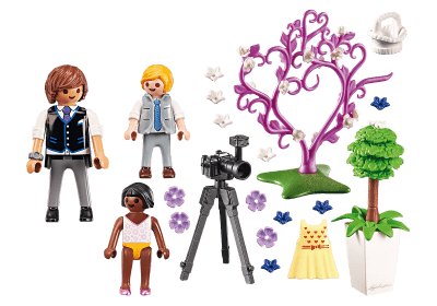 купить Конструктор Playmobil 9230 Фотограф и дети с цветами