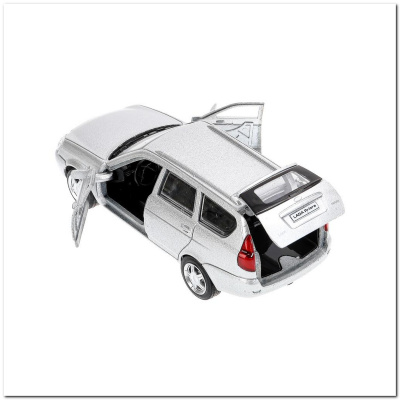 купить Машинка металлическая инерционная Технопарк LADA PRIORA, 12 см, серебристая