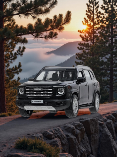 купить Машинка металлическая инерционная Технопарк HAVAL Dargo, 12 см, черная