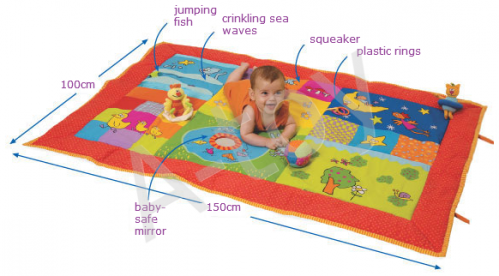 купить Развивающий коврик "2 в 1", Taf Toys