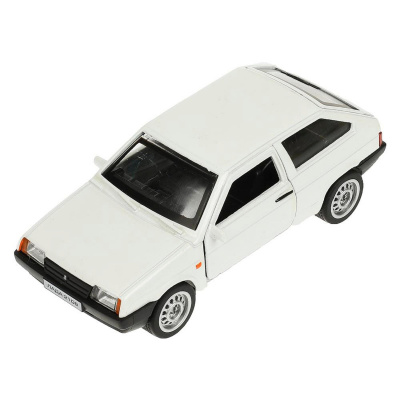 купить Машинка металлическая инерционная Технопарк LADA-2108 "СПУТНИК" 12 см, белая
