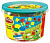 Play-Doh Набор пластилина с формочками (в ведерке), синее купить