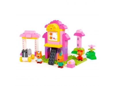 купить Конструктор Полесье "Макси" - "Три кота. Замок принцессы", 72 эл.