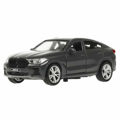 купить Машинка металлическая инерционная Технопарк BMW x6 12 см. черная