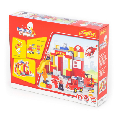купить Конструктор "Макси" - "Пожарная станция" (81 элемент), 77509-PL