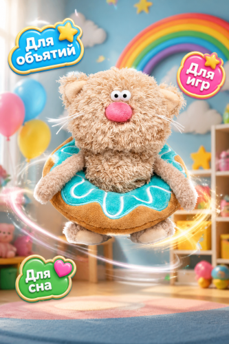купить Мягкая игрушка Budi Basa Кот Какао Коллекция "Десерт"