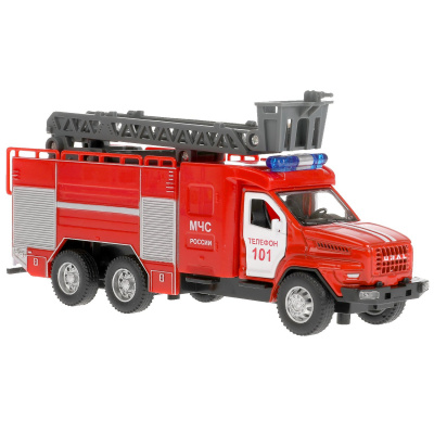 купить Технопарк,  Модель мет. УРАЛ NEXT ПОЖАРНАЯ 16 см, URALNEXT-16SL-FIR