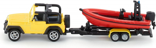 купить SIKU Машина Jeep Wrangler с лодкой 1658