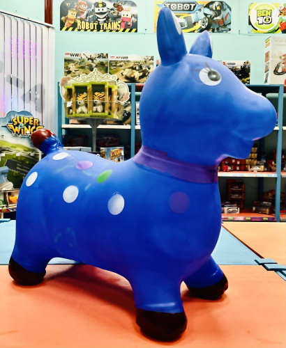 купить Симбат, Игрушка-прыгун Лошадка (синий), TP179002-син