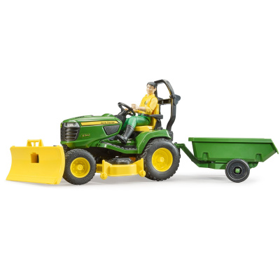 купить Bruder Трактор John Deere с прицепом и фигуркой 62-104