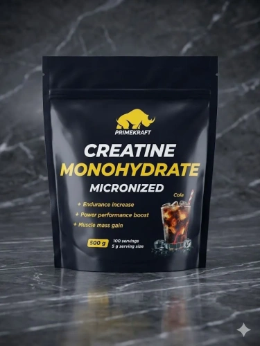 купить Креатин моногидрат Creatine Monohydrate со вкусом «Кола» (Cola), дойпак 500 г