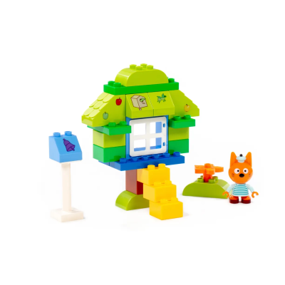 купить Конструктор Полесье "Макси" - "Три кота. Коржик и домик на дереве", 26 эл.