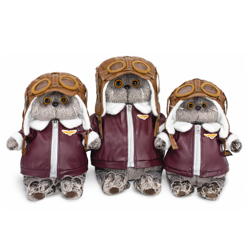 купить Мягкая игрушка Budi Basa Кот Басик "Авиатор"