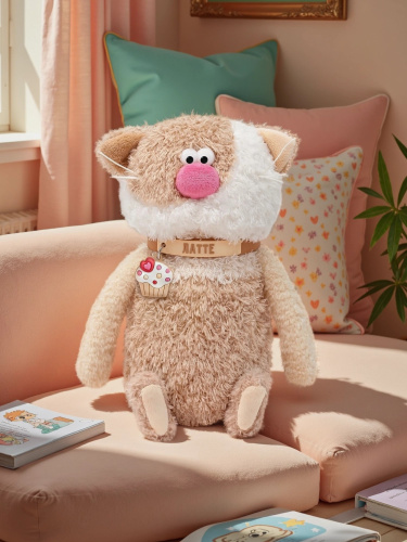 купить Мягкая игрушка Budi Basa Кот Латте Коллекция "Валентинки"