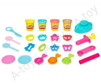 купить Play-Doh Набор пластилина "Банка со сладостями"