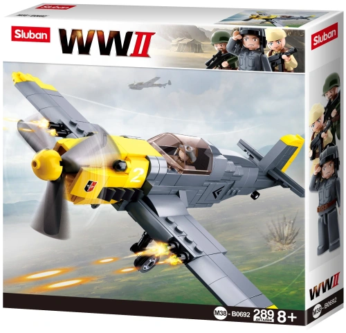 купить Конструктор Sluban Военный самолет 289 дет.