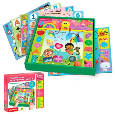 купить Обучающая электровикторина Азбукварик Первые знания