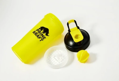 купить Шейкер спортивный, Шейкер PRIMEKRAFT, 600 мл., желтый