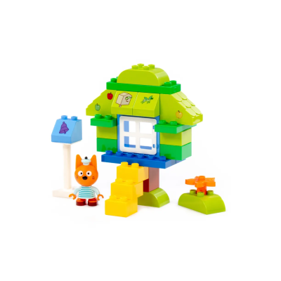 купить Конструктор Полесье "Макси" - "Три кота. Коржик и домик на дереве", 26 эл.