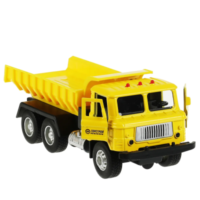 купить Машинка металлическая инерционная Технопарк ГАЗ - 66, самосвал 18 см