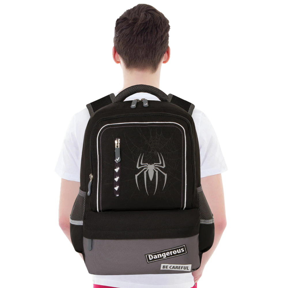 купить Рюкзак BRAUBERG STAR, "Spider", черный, 229978