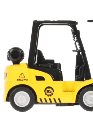 купить Технопарк, Модель металлическая АВТОПОГРУЗЧИК (14 см, свет-звук, инерция), 1812C322-R-1