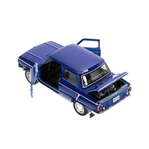 купить Машина металлическая инерционная Технопарк ретро-модель 12 см, синяя