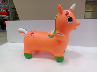 купить Симбат, Игрушка-прыгун Единорог (оранжевый), 4332TND-оранж
