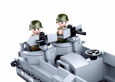 купить Десантный корабль (20 см, 182 дет) Конструктор Sluban M38-B0855, серия WW2