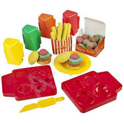 купить Skwooshi S30021 Сквуши Набор для творчества Бургер - масса для лепки и аксессуары