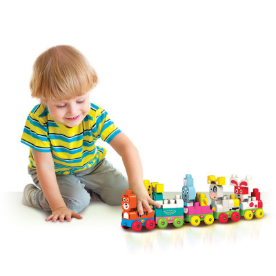 купить Конструктор Тигренок (Talky Blocks кнопочка)