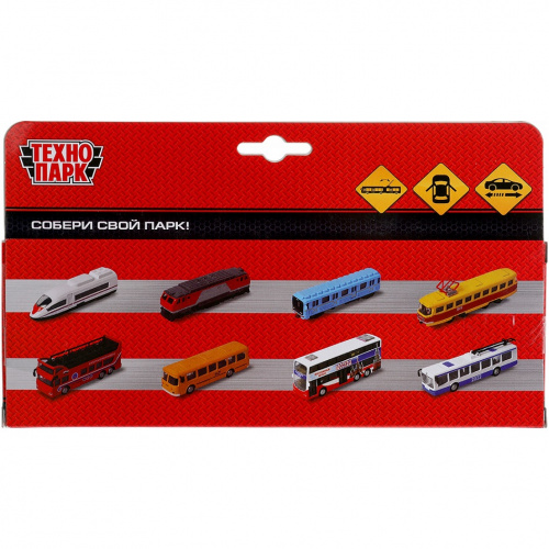 купить Технопарк, Модель металлическая МЕТРОПОЛИТЕН ТРОЛЛЕЙБУС с резинкой (19 см, двери, инерционная), SB-18-11WB(NO IC).20-1