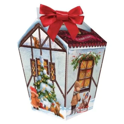 купить Набор конфет, Подарок новогодний "Евродомик", 700 г, картонная упаковка