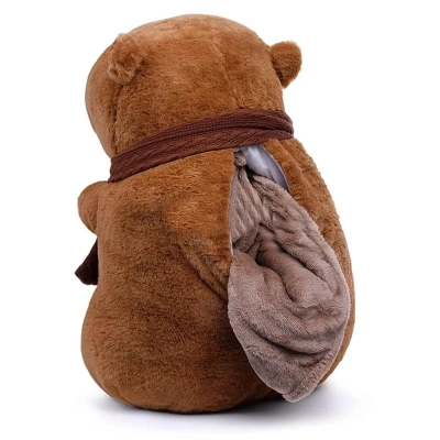 купить Мягкая игрушка  Капибара с пледом 40 см. 