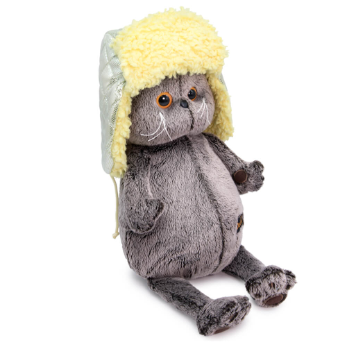 купить Кот Басик в стеганой шапке-ушанке