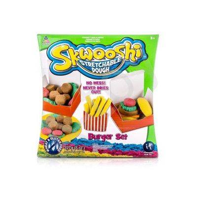 купить Skwooshi S30021 Сквуши Набор для творчества Бургер - масса для лепки и аксессуары