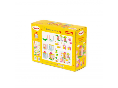 купить Конструктор Полесье "Макси" - "Три кота. Карамелька и домик", 44 эл.