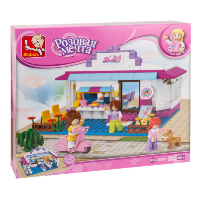 купить Sluban, Конструктор - Кафе с фигурками, 226 дет., M38-B0528