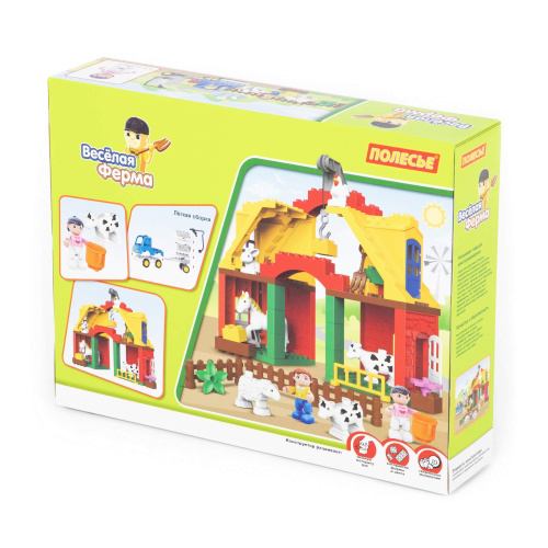 купить Конструктор "Макси" - "Весёлая ферма" 65 элементов