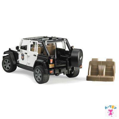 купить Bruder, Внедорожник Jeep Wrangler Unlimited Rubicon Полиция с фигуркой, 02-526 