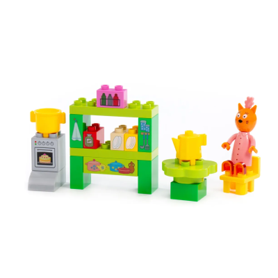 купить Конструктор Полесье "Макси" - "Три кота. Мама на кухне", 19 эл.