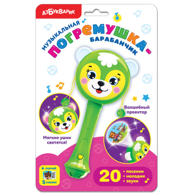 купить Музыкальная погремушка-барабанчик
