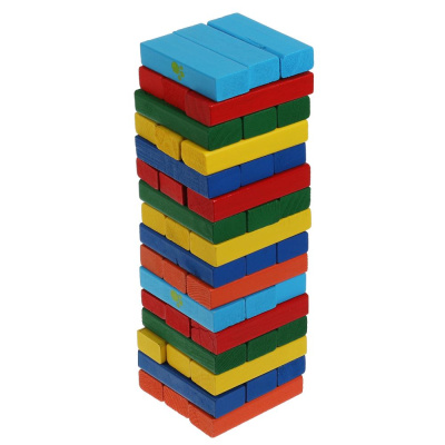 купить Играем вместе, Настольная игра пирамидка деревянная башня Три Кота, 2007K698-R