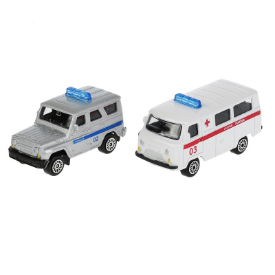 купить Технопарк Набор из 2-х металлических моделей - Спецслужбы