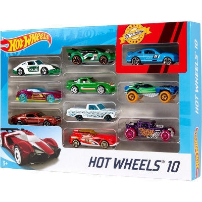 купить Подарочный набор Hot Wheels Базовые машинки (10 шт.) в ассортименте
