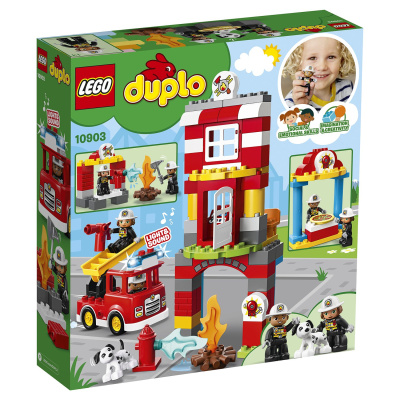 купить Конструктор LEGO DUPLO Town Пожарное депо 10903