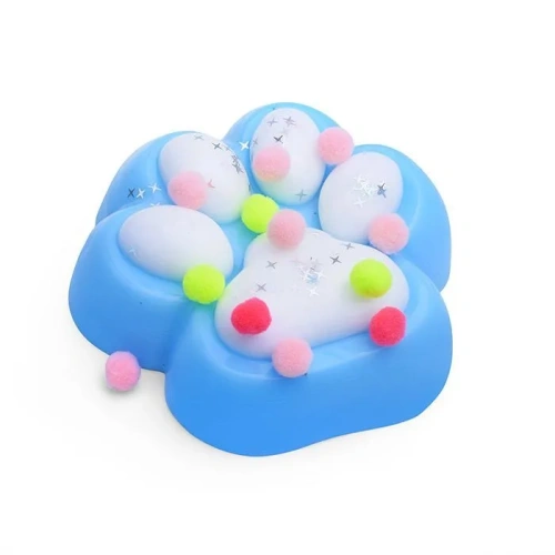 купить Игрушка - Антистресс"Таба Лапка" с шариками и блёстками 00-5354